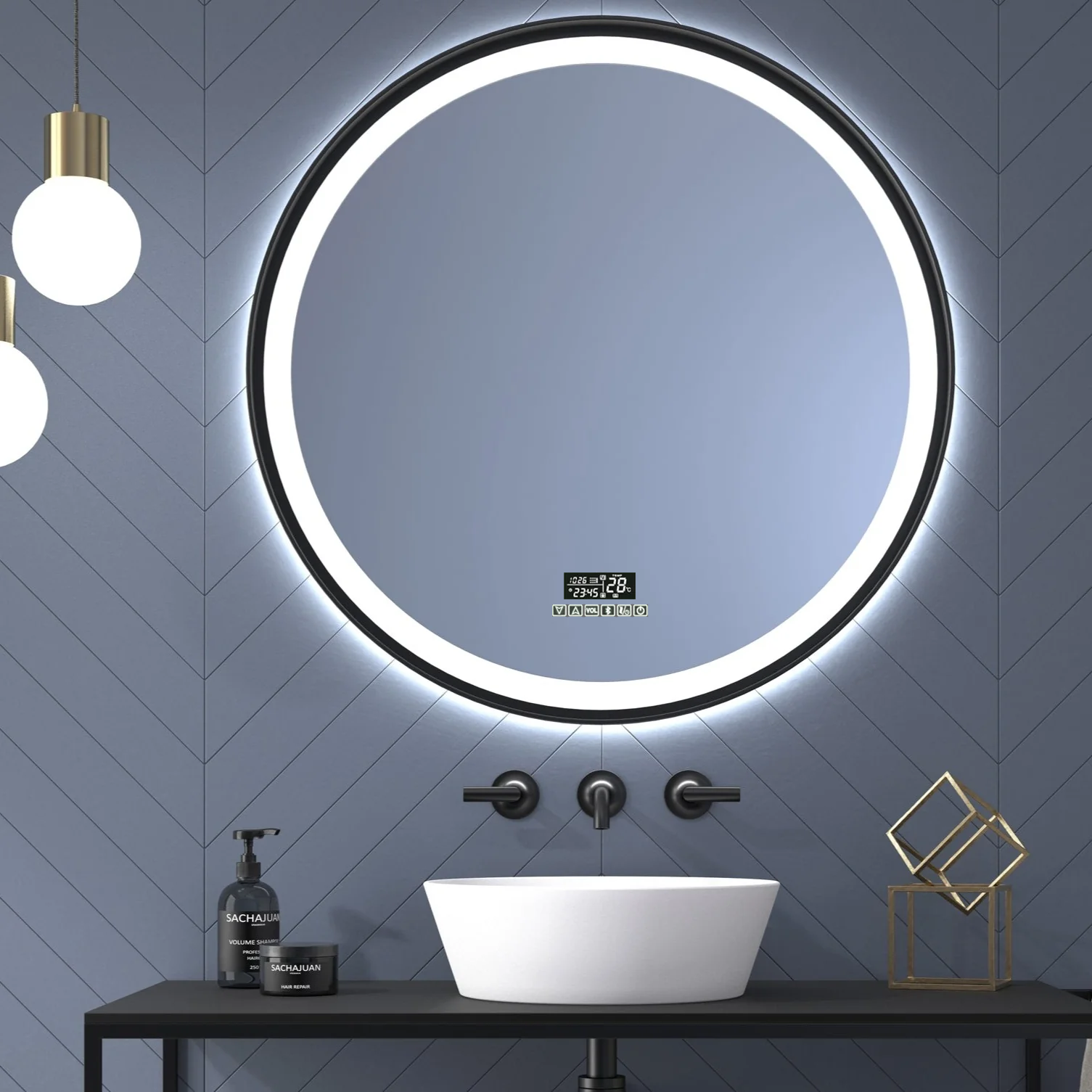 espejo de baño retroiluminado deep