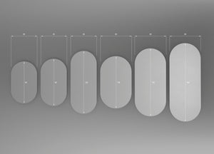 Java - Espejo Ovalado sin marco