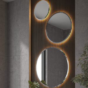 Soleil LED 160 CCT - Espejo Redondo con antivaho