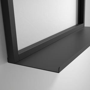 Adelaida - Espejo con marco metálico y repisa